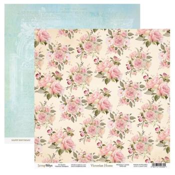 ScrapBoys - Designpapier "Victorian Home" Paper Pack 8x8 Inch - 12 Bogen