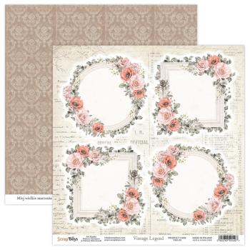 ScrapBoys - Designpapier "Vintage Legend" Paper Pack 12x12 Inch - 12 Bogen