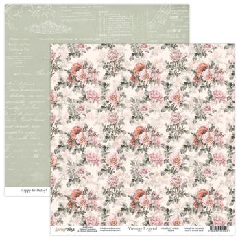 ScrapBoys - Designpapier "Vintage Legend" Paper Pack 12x12 Inch - 12 Bogen