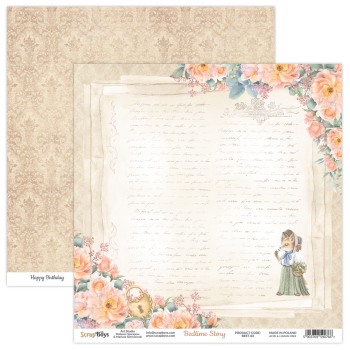 ScrapBoys - Designpapier "Bedtime Story" Paper Pack 8x8 Inch - 12 Bogen