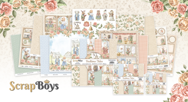 ScrapBoys - Designpapier "Bedtime Tales" Paper Pack 12x12 Inch - 12 Bogen