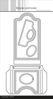 Simple and Basic - Stanzschablone 7,5x13,5 cm  "Chocolate Box" Dies