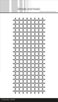 Simple and Basic - Stanzschablone 8,3x19,3 "Grid" Dies