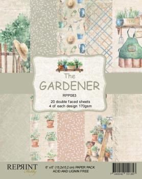 Reprint - Designpapier "The Gardener" Paper Pack 6x6 Inch - 20 Bogen