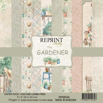 Reprint - Designpapier "The Gardener" Paper Pack 8x8 Inch - 15 Bogen