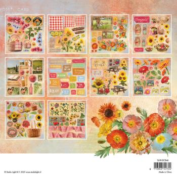 Studio Light - Stanzteile "Sunflower Kisses" Die Cut Block - 20 Bogen