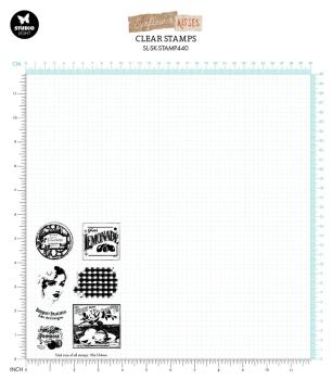 Studio Light - Stempelset "Vintage Labels" Clear Stamps