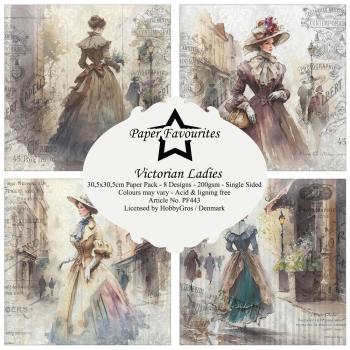 Paper Favourites - Designpapier "Victorian Ladies" Paper Pack 12x12 Inch 8 Bogen