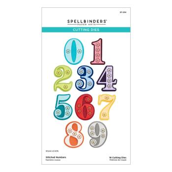 Spellbinders - Stanzschablone "Stitched Numbers" Dies