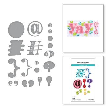 Spellbinders - Stanzschablone "Stitched Punctuation and Symbols" Dies