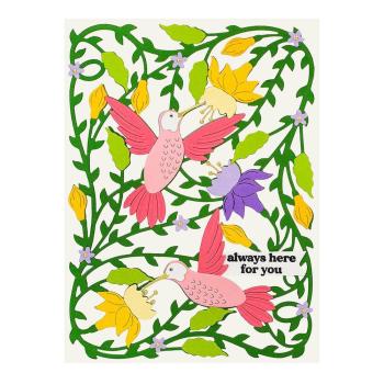 Spellbinders - Stanzschablone "Delicate Floral Hummingbirds" Dies