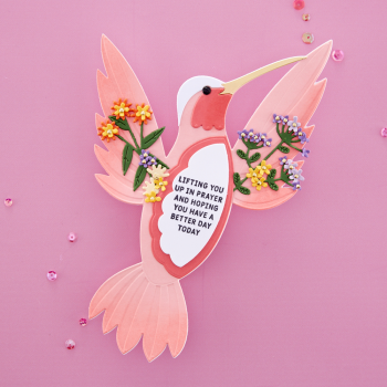 Spellbinders - Stanzschablone "Hummingbird Card Creator" Dies