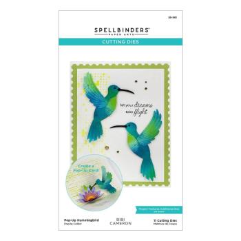 Spellbinders - Stanzschablone "Pop-Up Hummingbird" Dies