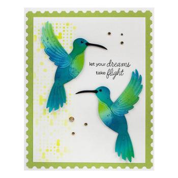 Spellbinders - Stanzschablone "Pop-Up Hummingbird" Dies