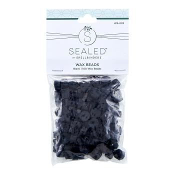 Spellbinders - Wachsperlen "Black" Wax Beads