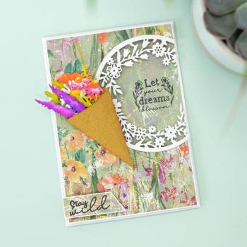 Crafters Companion -Mailbox Flowers - Stanze & Stencil