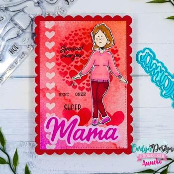 Carlijn Design - Stanzschablone "Mama Mama" Dies 