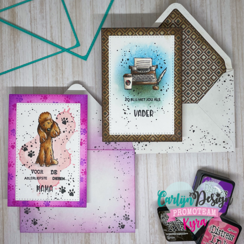 Carlijn Design - Stempelset "Mooie Mensen Vader" Clear Stamps