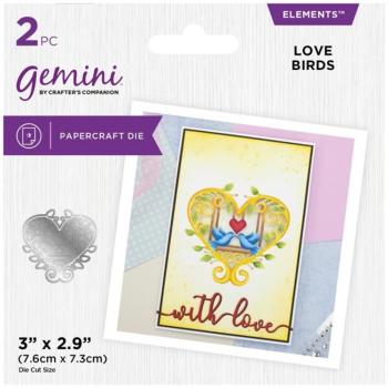 Gemini - Stanzschablone "Love Birds" Elements Dies