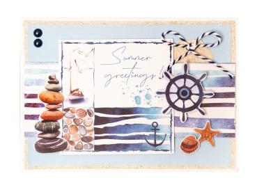 Studio Light - Designpapier - Stanzteile "Seaside " DIY Block A4 - 32 Bogen