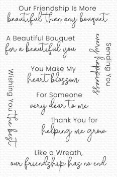 My Favorite Things Stempelset "Word Bouquet" Clear Stamps