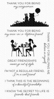 My Favorite Things Stempelset "At the Movies Friendship" Clear Stamps