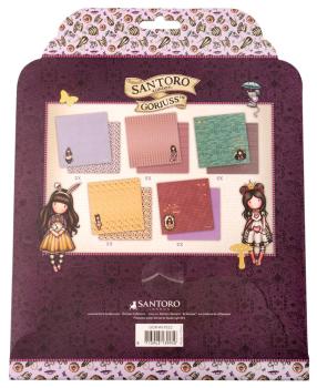 Studio Light Gorjuss - Designpapier "Wonderland" Paper Pack 8x8 Inch - 10 Bogen