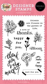 Carta Bella - Stempelset "Friends Are Flowers" Clear Stamps