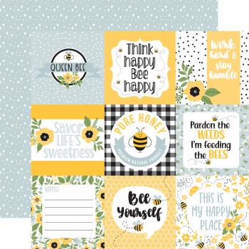 Echo Park - Designpapier "Bee Happy" Collection Kit 12x12 Inch - 12 Bogen