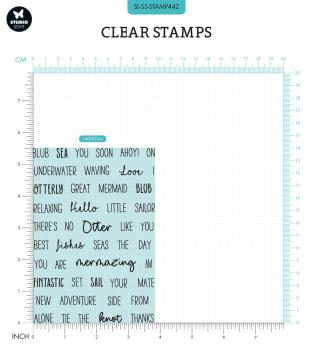 Studio Light - Stempelset "Quotes Small You Are Fintastic" Clear Stamps