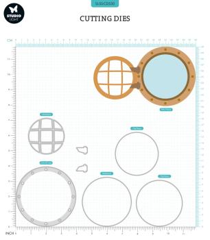 Studio Light - Stanzschablone "Porthole" Dies