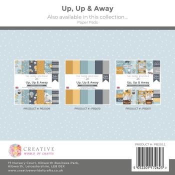 The Paper Boutique - Designpapier "Up, Up & Away" Embellishment Pad 8x8 Inch - 30 Bogen