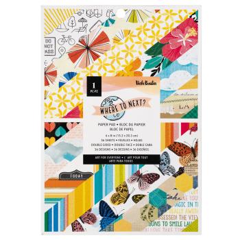 American Crafts - Designpapier "Where To Next" Paper Pack 6x8 Inch - 36 Bogen