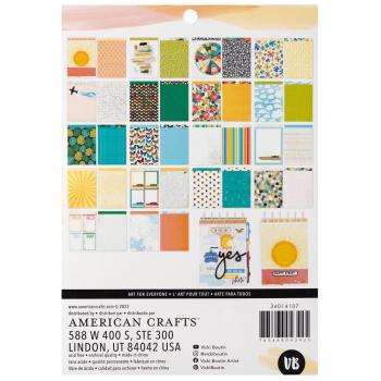 American Crafts - Designpapier "Where To Next" Paper Pack 6x8 Inch - 36 Bogen