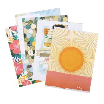 American Crafts - Designpapier "Where To Next" Paper Pack 6x8 Inch - 36 Bogen