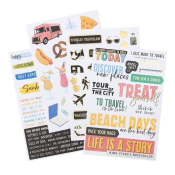 American Crafts - Aufkleber "Where To Next" Sticker Book