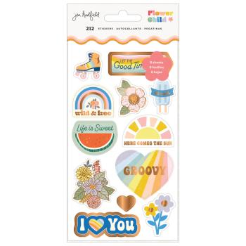 American Crafts - Aufkleber "Flower Child" Sticker Book