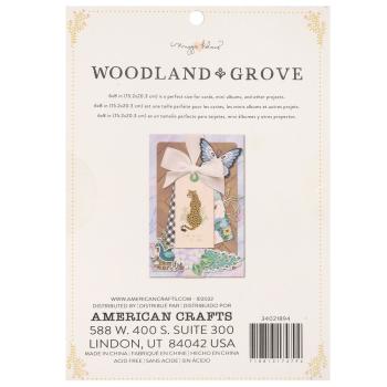 American Crafts - Designpapier "Woodland Grove" Paper Pack 6x8 Inch - 36 Bogen