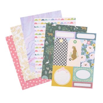 American Crafts - Designpapier "Woodland Grove" Paper Pack 6x8 Inch - 36 Bogen