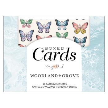 American Crafts - Karten & Umschläge "Woodland Grove" Boxed Cards