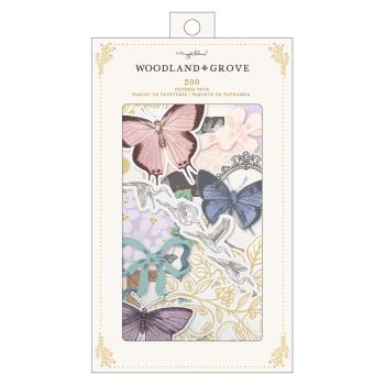 American Crafts - Aufkleber & Stanzteile "Woodland Grove" Die Cuts & Washi Sticker