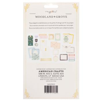 American Crafts - Stanzteile "Woodland Grove" Embellishments