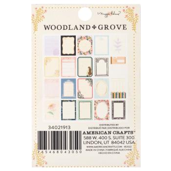 American Crafts "Woodland Grove" Notecard Pad 3x4 Inch