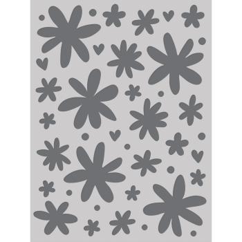 Simple Stories - Schablone 6x8 Inch "Daisies" Stencil