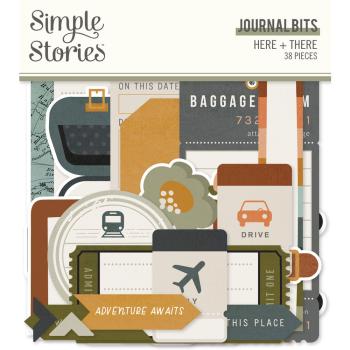 Simple Stories - Stanzteile "Here + There" Die Cuts