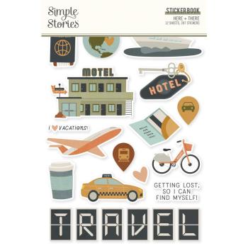 Simple Stories - Aufkleber "Here + There" Sticker Book