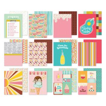 Simple Stories - Designpapier "Retro Summer" Paper Pack 6x8 Inch - 24 Bogen