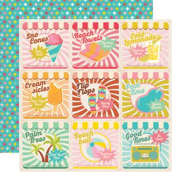 Simple Stories - Collections Kit "Retro Summer" 12 Bogen Designpapier