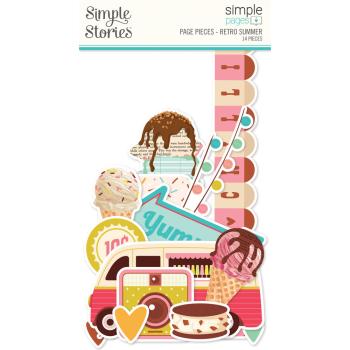 Simple Stories - Collectors Essential Kit "Retro Summer" 12 Bogen Designpapier