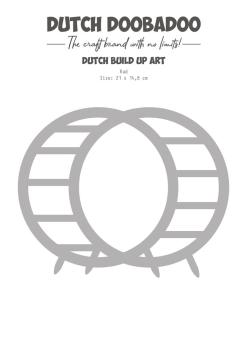 Dutch Doobadoo - Schablone A5 "Hamster Wheel " Stencil - Dutch Card Art Build Up 